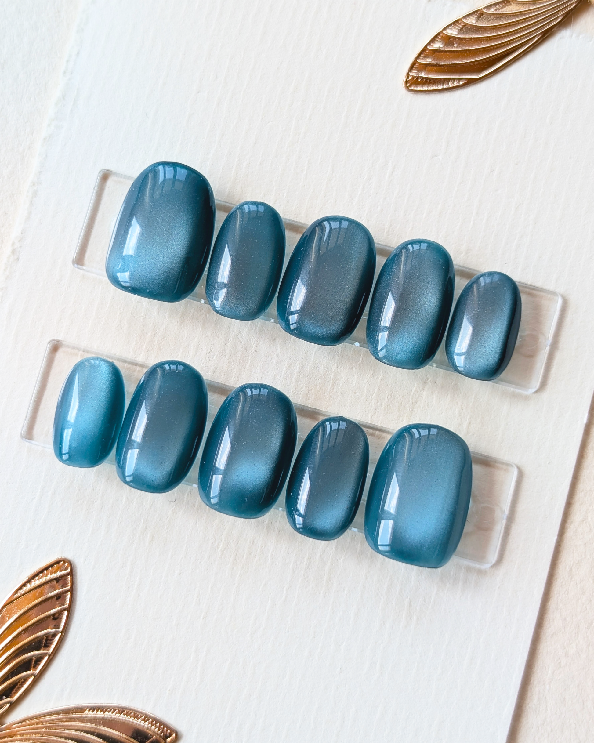 Bleu Céruléen Cat Eye