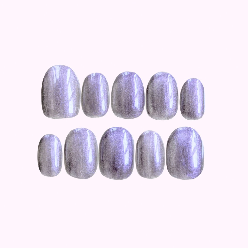 Violet métal irisé