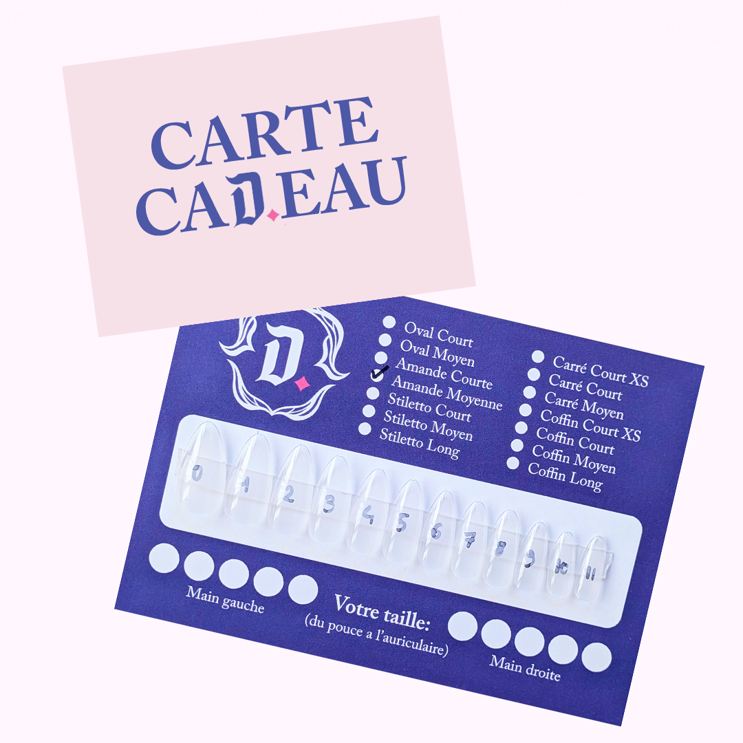 Carte Cadeau et Sizing Kit