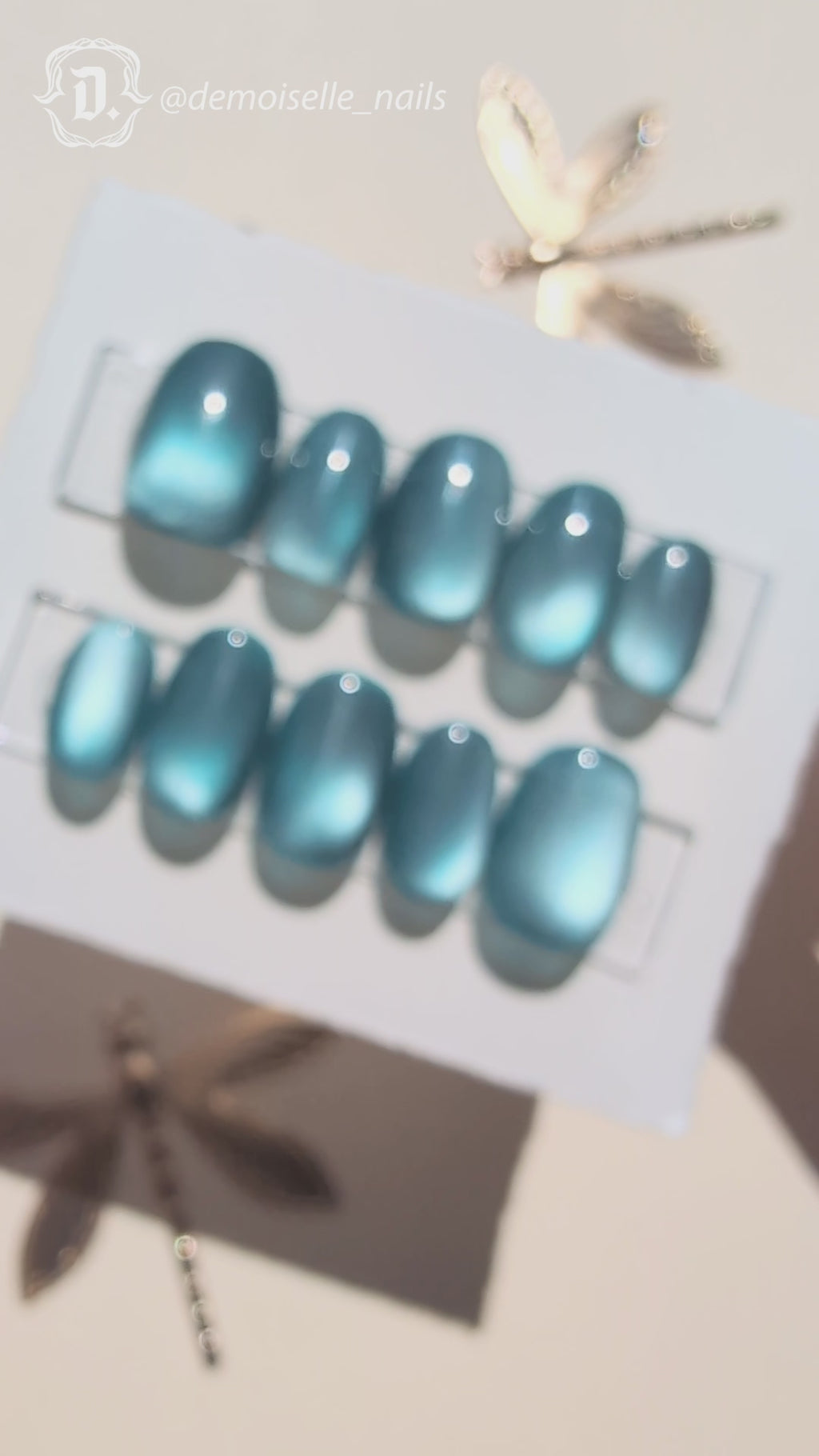 Bleu Céruléen Cat Eye