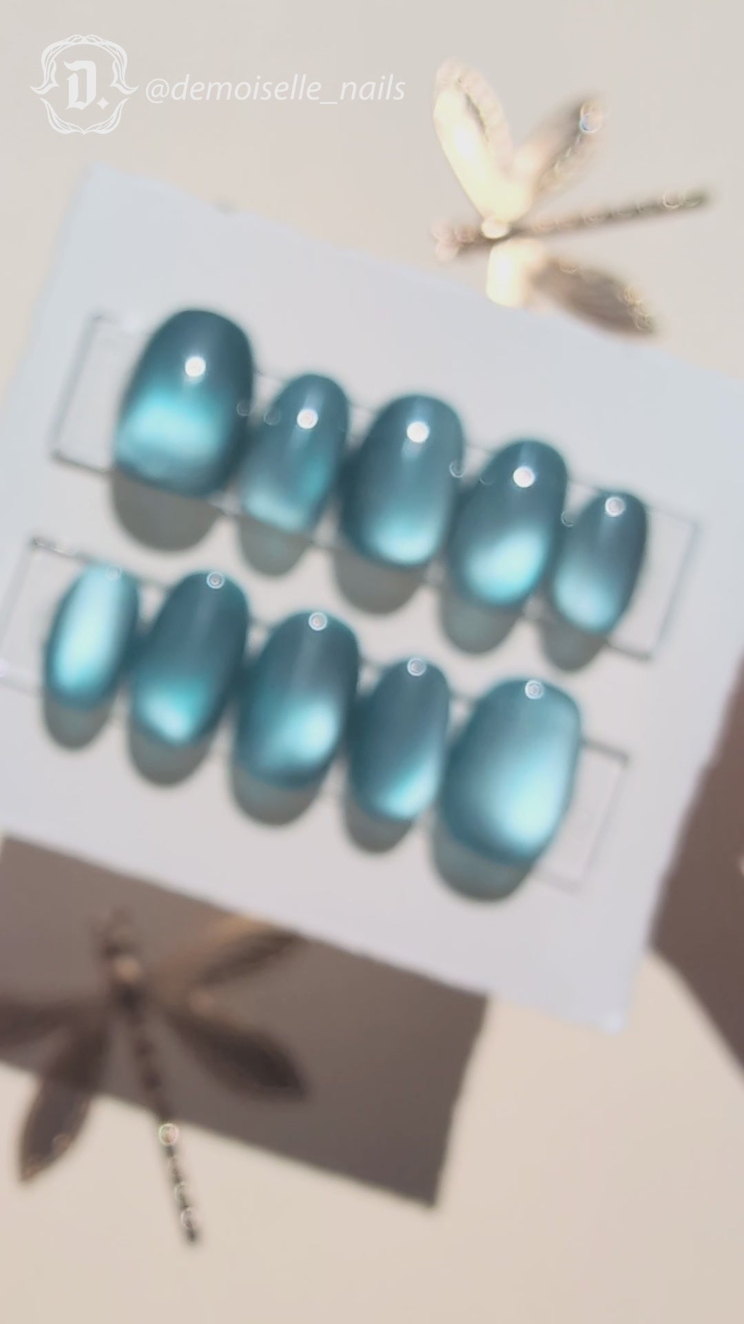 Bleu Céruléen Cat Eye